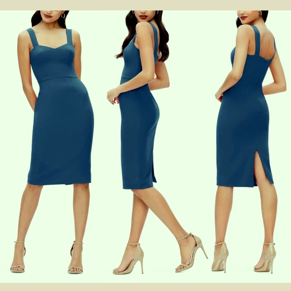 NEW‎ Dress the Population [ Small ] Nicole Sweetheart Neck Cocktail Dress